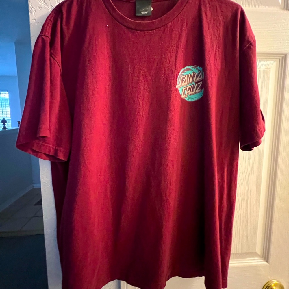 Santa Cruz Maroon Shirt